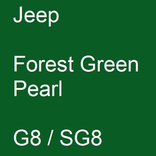 Jeep, Forest Green Pearl, G8 / SG8.